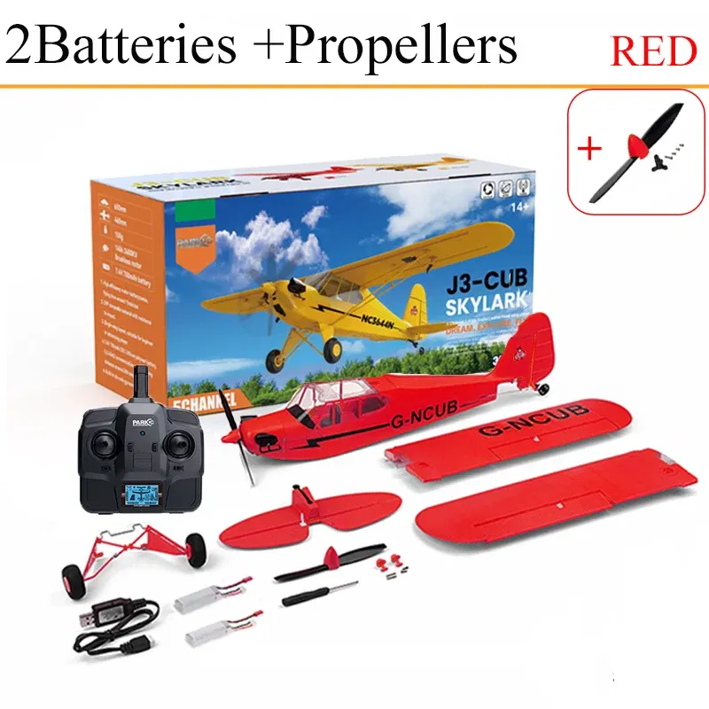 Color: Yellow - 2025 New Hot 2.4G RC Plane WLtoys A160 Upgraded Version Red 5CH 3D/6G Fixed Wing Aircraft Brushless Motor Outdoor Toys For Gift