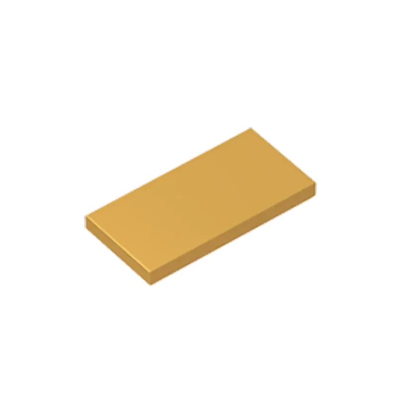 Color: army green - Gobricks GDS-614 Tile 2 x 4 compatible with lego 87079 pieces of children's DIY Educational Building Blocks Technical