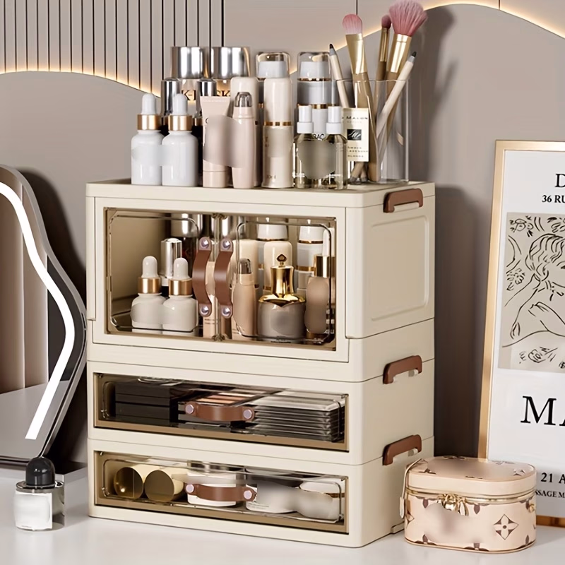 2/3-layer Desktop Storage Box – Office Stationery Storage Cabinet for Desk Organization