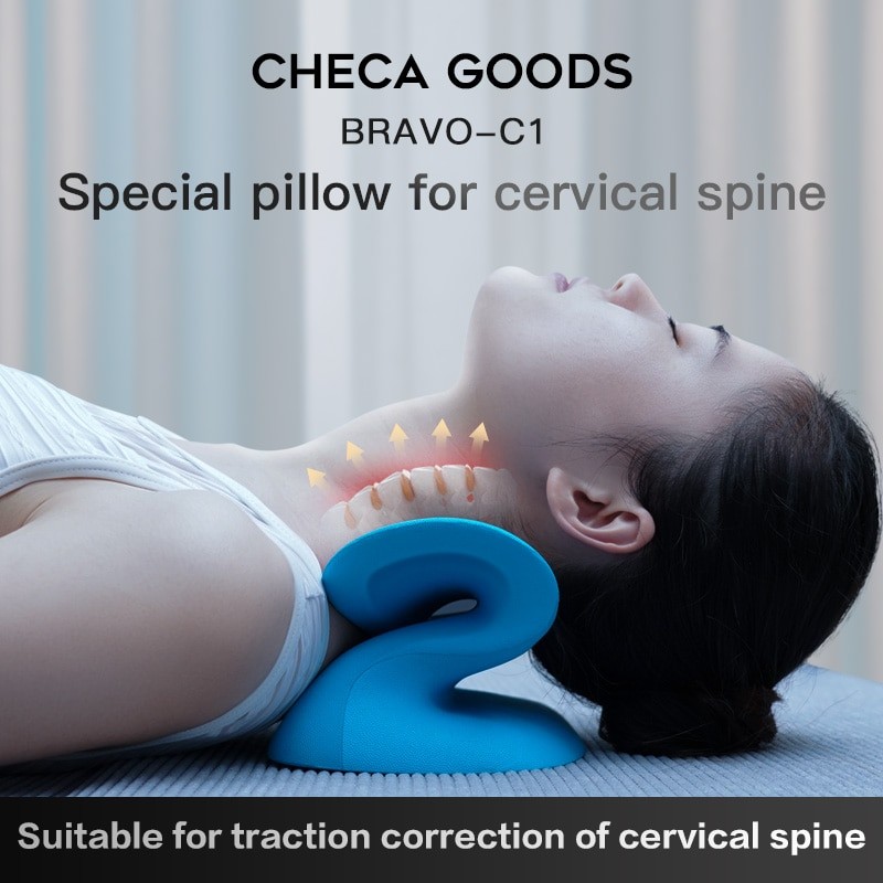 Neck Stretcher, Neck Hump Corrector, Neck and Shoulder Relaxer Cervical Traction Device Pillow