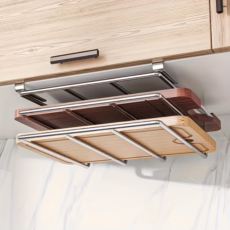 Stainless Steel Double-Layer Kitchen Storage Rack – Durable Utility Rack for Kitchen Organization