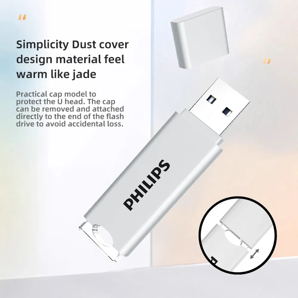 Capacity: 8 GB - PHILIPS USB Flash Drive 2.0, 64GB, Storage Expansion for Photos, Videos, Music, Files