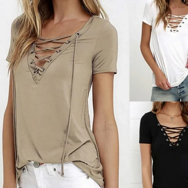 Women's V Neck T Shirts NZ