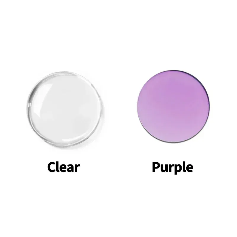 Lenses Color: Red, Lens Index: 1.67 - Aspheric Prescription Progressive Photochromic Lenses multifunctional Indoor Outdoor Chameleon Gray Brown Astigmatism