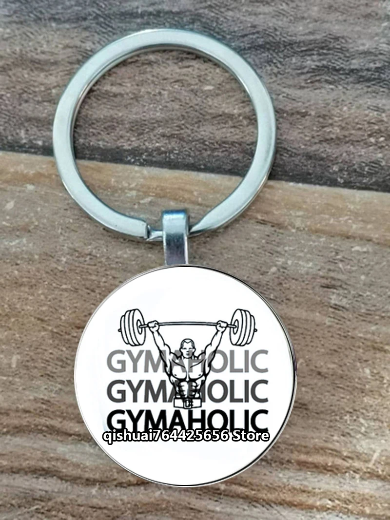 Color: dark blue - Gym Keyring Keychain Suitable For Bodybuilding Athletes Heavy Men Boys Bodybuilding Sports Unisex Men Tactical Rock Keyring Keyc
