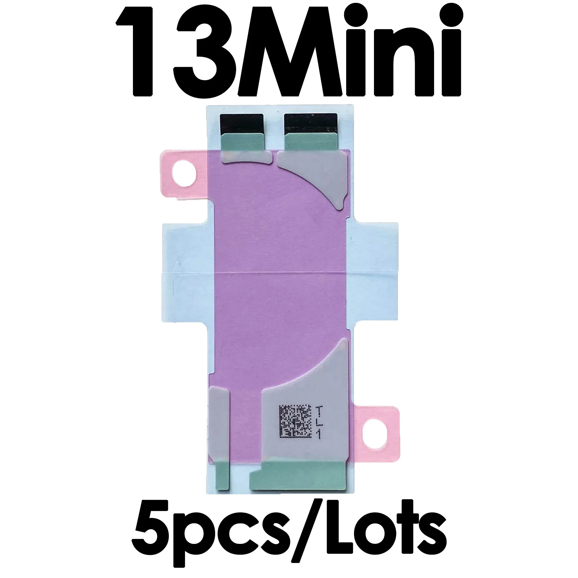 Color: green - 5Pcs Battery Adhesive Sticker for iPhone 13 14 15 16 Pro Max 14 Plus 11Pro 12 Mini 13Pro Battery Glue Tape Replacement Pull Tab