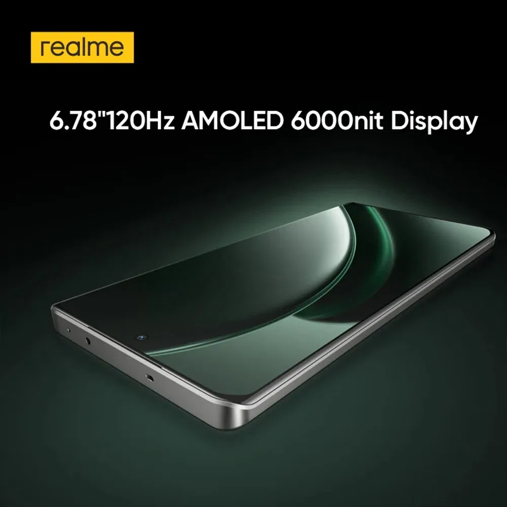 To Global Version realme GT6 5G Smartphone Snapdragon 8s Gen 3 Processor 5500mAh 120W Battery 6.78 120Hz 6000nit Display NFC GT