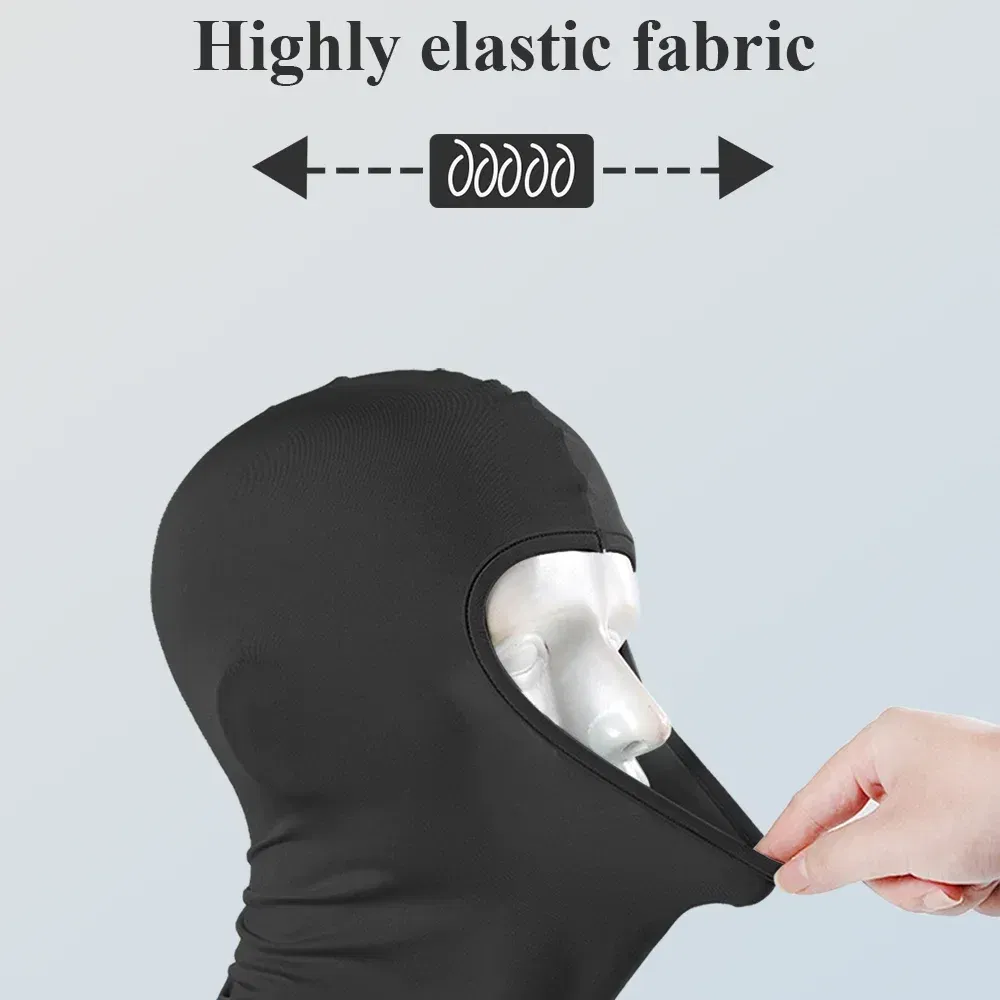 Color: PURPLE - Breathable Sports Balaclava Hat Quick-Dry Windproof Full Face Mask Headgear for Riding Running Ski Hiking Outdoor Face Cover Men