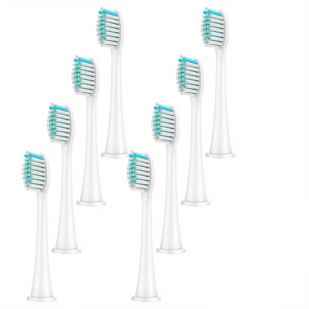 Color: Ivory - Electric toothbrush head, replaceable sonic electric toothbrush head, suitable for Philips Sonicare's electric replaceable brush