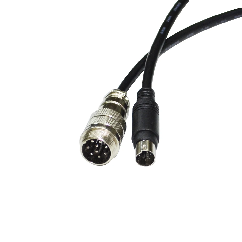 Cable length: 0.8m, Ships From: CN - PS/2 MD6 TO 9 DIN MALE ADAPTER CONNECTION DATA CABLE FOR THRUSTMASTER TH8A GEAR TSSH TSSH+ MOD+ HANDBRAKE SIGNAL KABLE