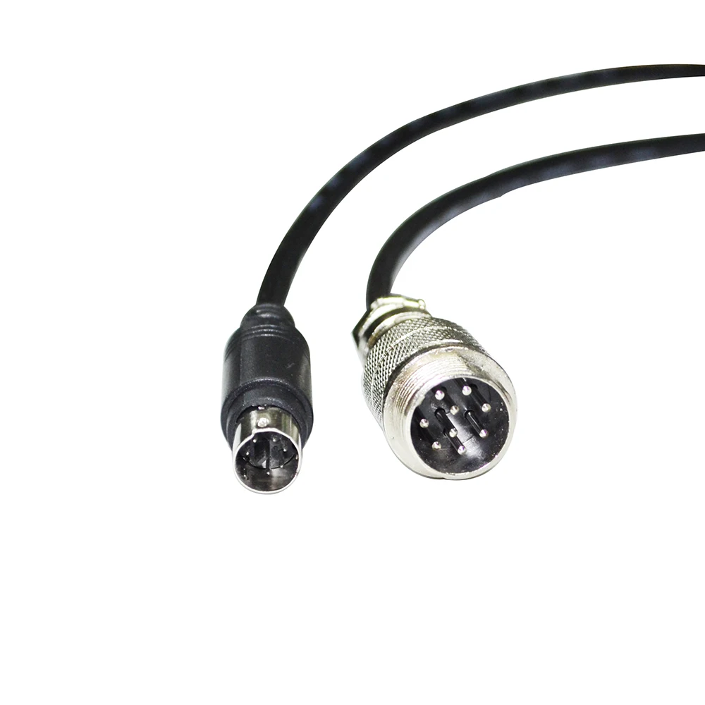 Cable length: 0.8m, Ships From: CN - PS/2 MD6 TO 9 DIN MALE ADAPTER CONNECTION DATA CABLE FOR THRUSTMASTER TH8A GEAR TSSH TSSH+ MOD+ HANDBRAKE SIGNAL KABLE