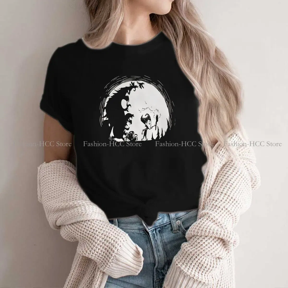 Color: black, Size: XXXL - Dont Starve Polyester TShirts Monster Distinctive Homme T Shirt New Trend Clothing