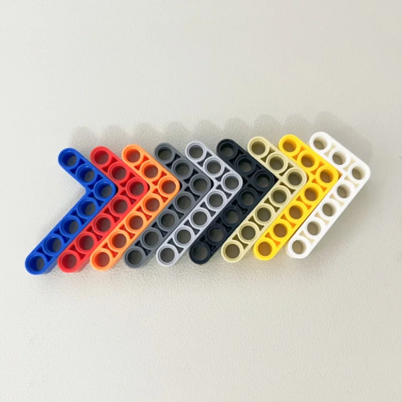 Color: Wood - 32526 Modified Bent Thick L-Shape 3 x 5 Bricks Toys For MOC Buildings? Blocks High-tech Compatible Mechanical