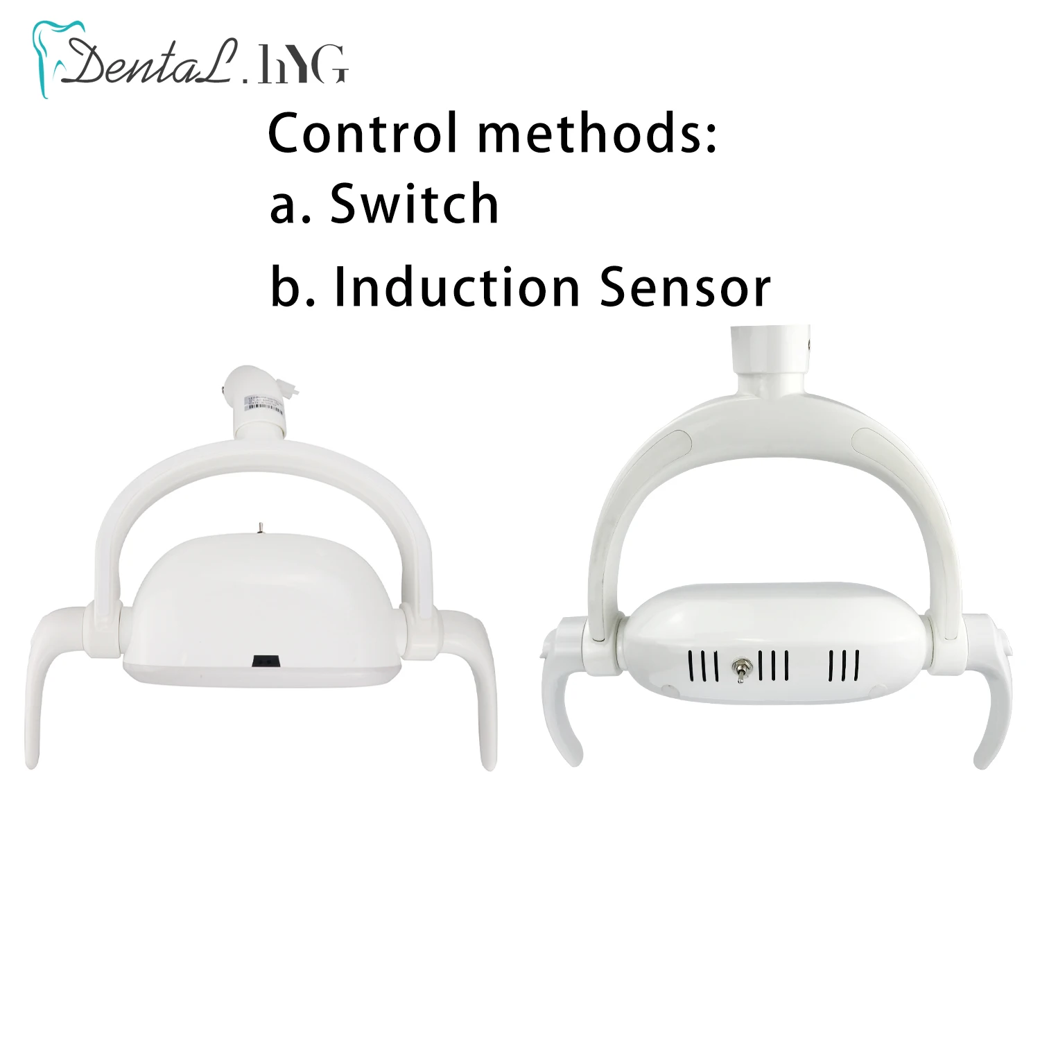 Color: Black - 4LED Dental LED Induction Lamp Shadowless Oral Lamp With Sensor Operation Light for Dental Chair Unit Dentistry Tool Equiment