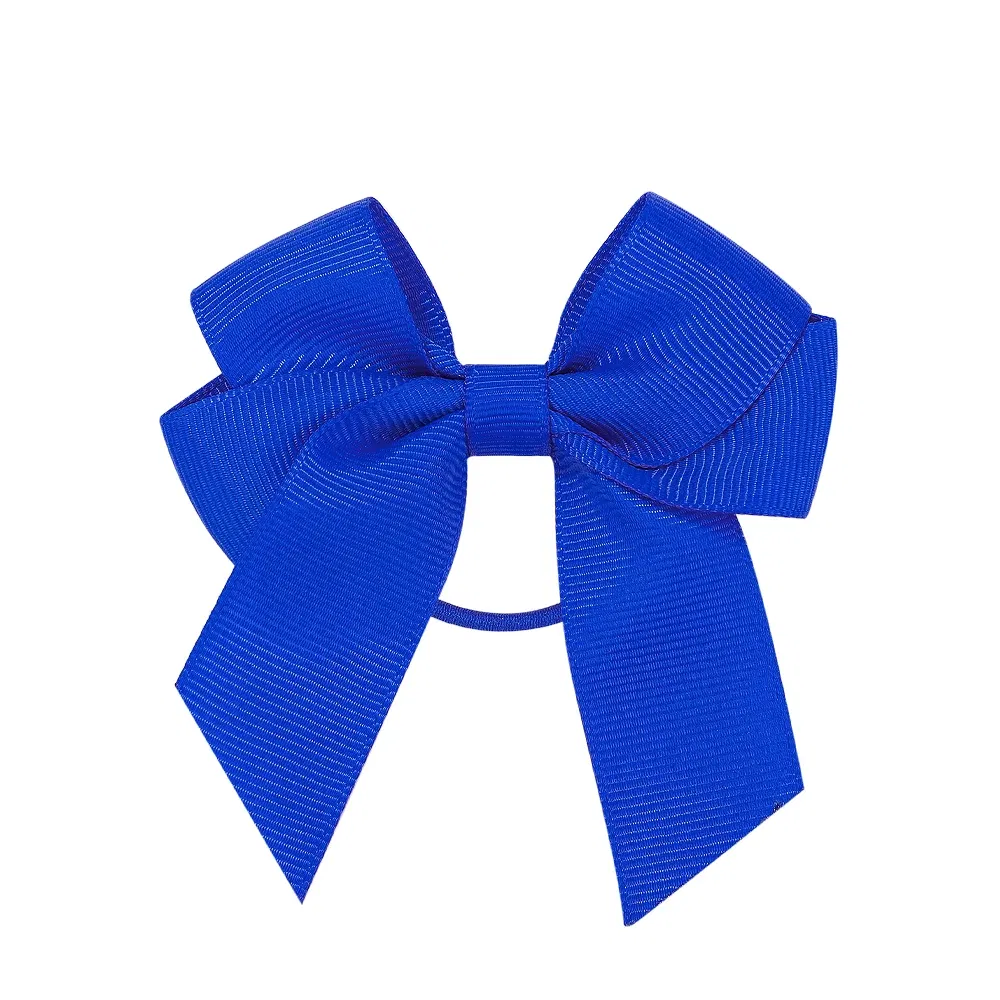 Sweet Hair Ribbon Hair Band for Girls Toddler Cheer Bow Head Rope Kids Headwear Double Ponytail Support Hair Accessories