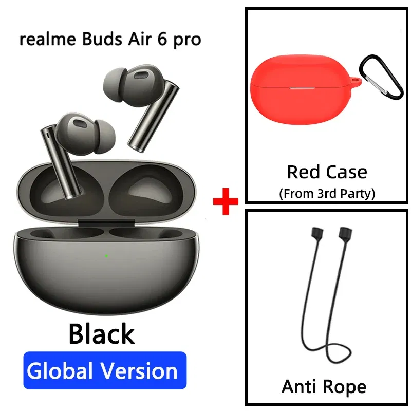Color: Silver, Ships From: CHINA - New! Global Version Buds Air 6 Pro True Wireless Earphone 50dB Deep Sea Noise Reduction 2.0 Bluetooth 5.3 IP55 Headphone