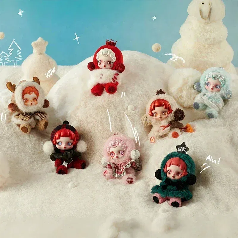 POPMART SKULLPANDA Winter Symphony Series SP Blind Box Guess Bag Plush Pendant Doll lovely Girl birthday present xmas Toys