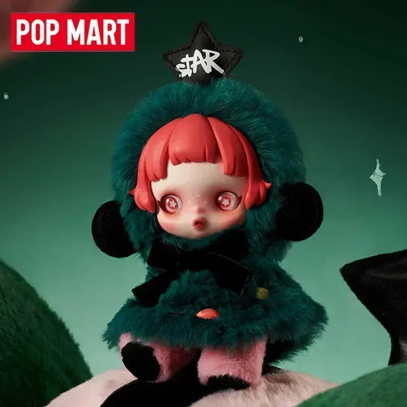 POPMART SKULLPANDA Winter Symphony Series SP Blind Box Guess Bag Plush Pendant Doll lovely Girl birthday present xmas Toys