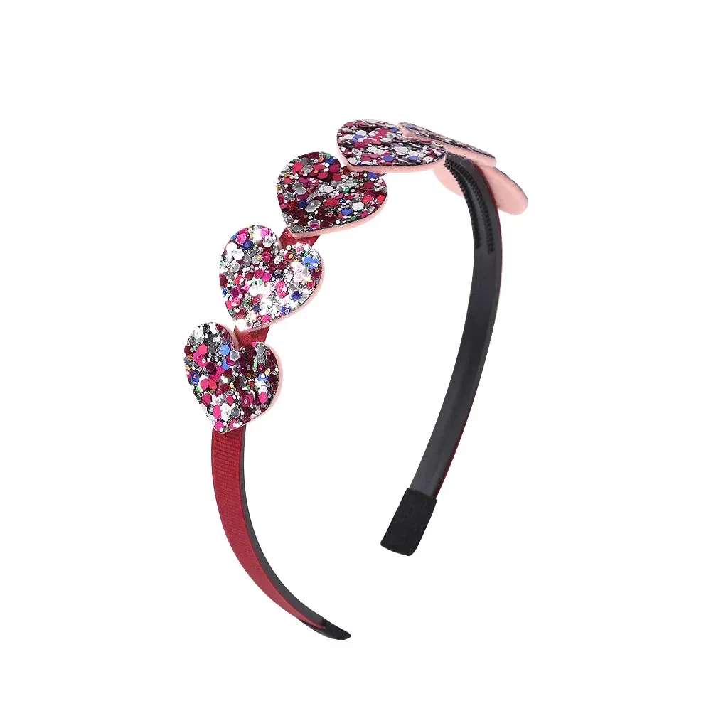 Fashion Glitter Kids Hair Band Lovely Bow Stars for Headband Girls Cute Colors Hair Tiaras Hairbands Hair Accessories Gifts