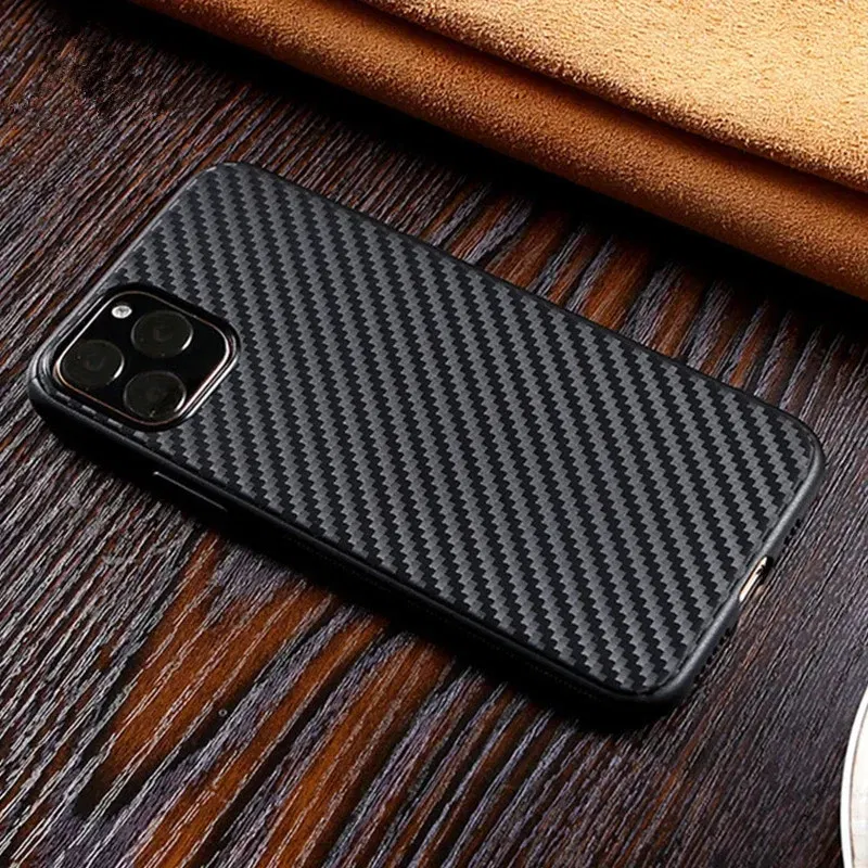 Color: black, Material: Plastic - Luxury Carbon Fiber Silicone Case for iPhone 13 11 12 14 15 16Pro Max XSMAX XR XS  X SE 5 6 6S 7 8 14Plus  Protective Soft Cover