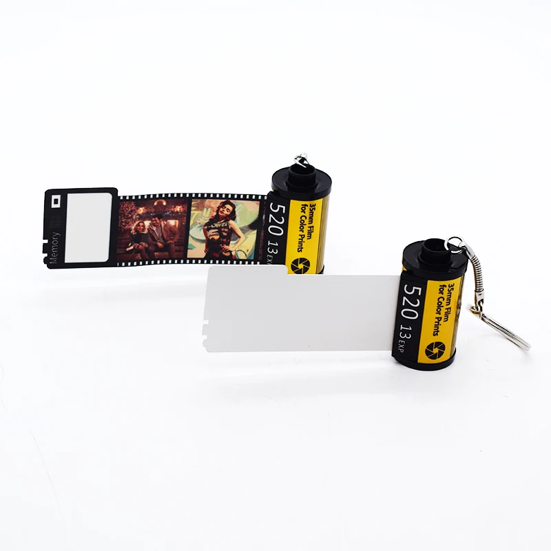 Custom Camera Film Roll Keychain DIY Personalized Photo Roll Keychains with Reel Album Wedding Anniversary Lovers Gift