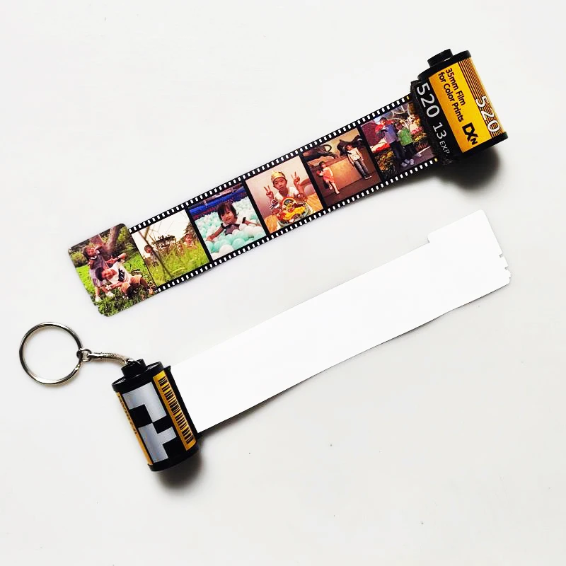 Custom Camera Film Roll Keychain DIY Personalized Photo Roll Keychains with Reel Album Wedding Anniversary Lovers Gift