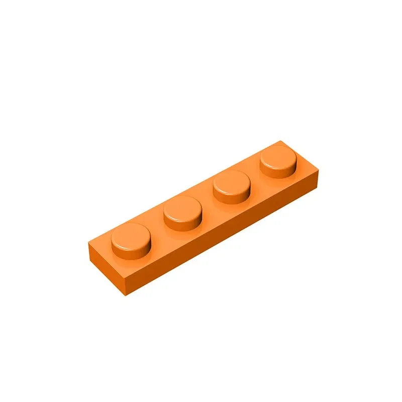 Color: Blue - Gobricks 10PCS MOC Bricks Parts Plate 3710 1x4 Compatible Assembles Particles For Building Blocks DIY Bricks Educational Toys