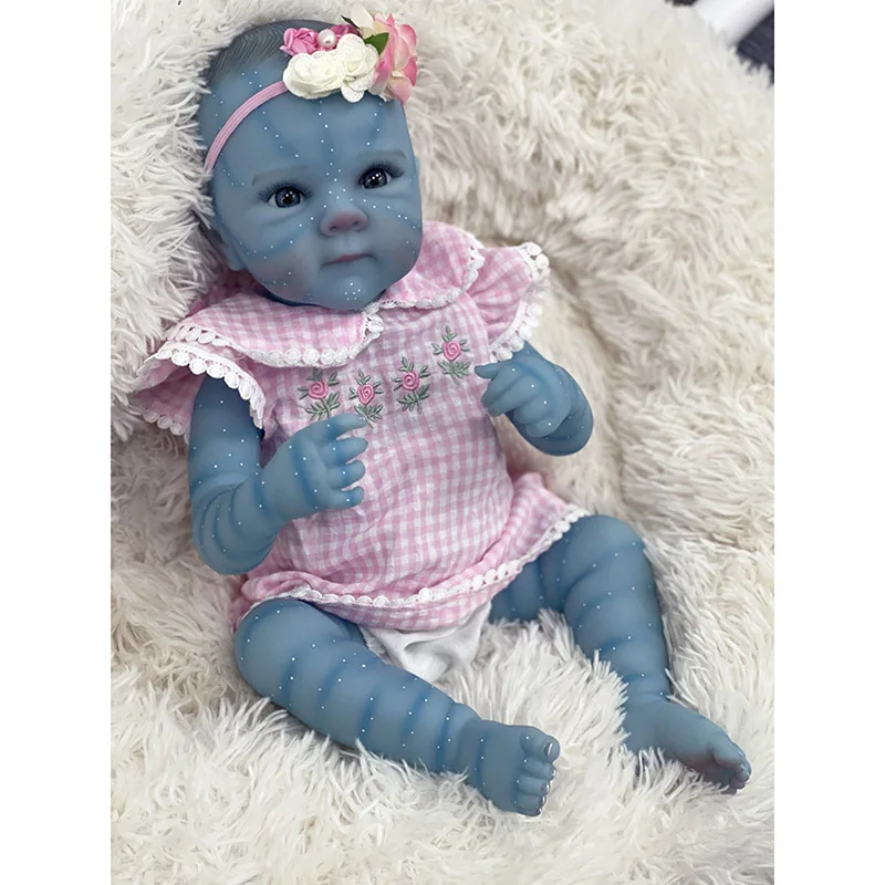 Reborn Bettie Avatar Silicone Baby Doll 3D painting Skin with Detailed Veins Real Looking Baby Dolls