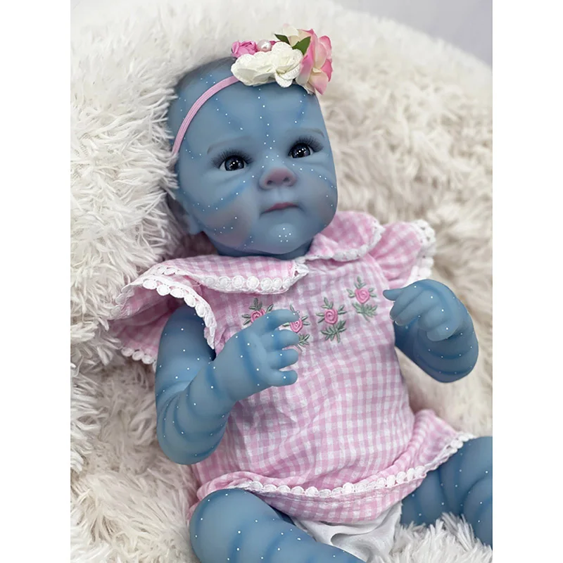 Reborn Bettie Avatar Silicone Baby Doll 3D painting Skin with Detailed Veins Real Looking Baby Dolls