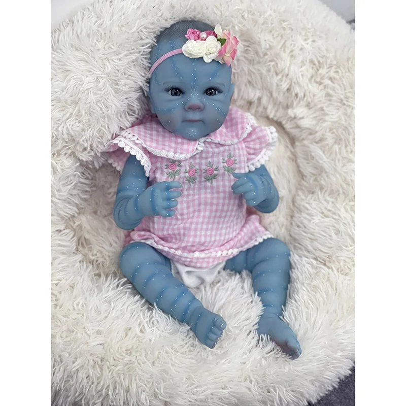 Reborn Bettie Avatar Silicone Baby Doll 3D painting Skin with Detailed Veins Real Looking Baby Dolls