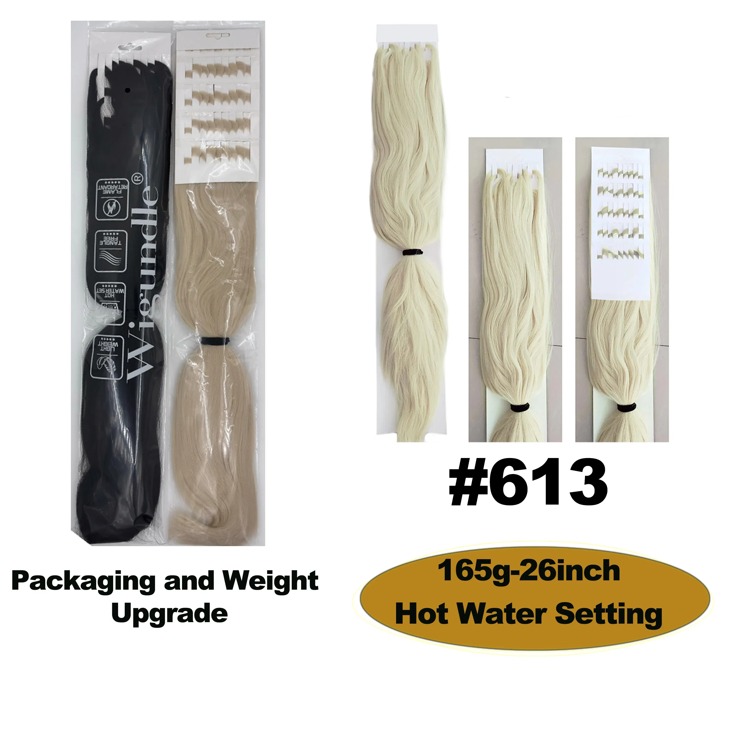 Color: #60, Stretched Length: 26inches, Bulk Buy: 3Pcs/Lot - Kanekalon 26inch Hot Water Set Pre Stretched Jumbo Braiding Hair Box Twist Braids Synthetic Hair Extensions For Women Soft Yaki
