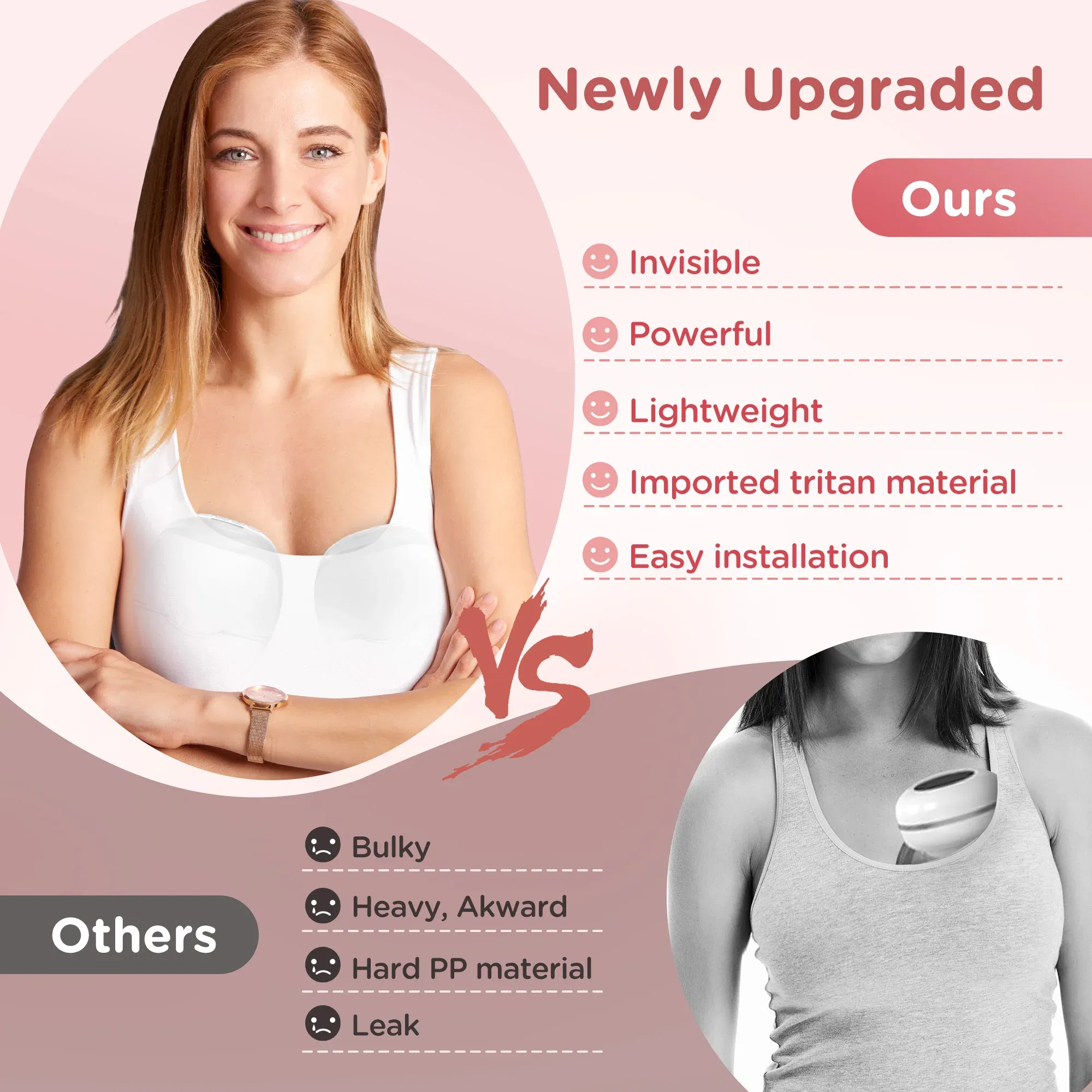 Color: green - Hands Free Breast Pump Electric Wearable Breast Pump 3 Modes & 12 Levels Portable Wireless Breast Pump Low Noise Breastfeeding