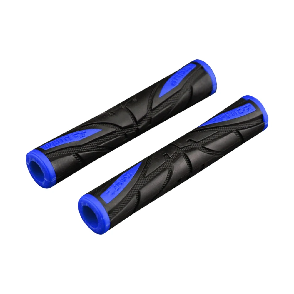 Color: Blue - 2Pcs Soft Anti-Slip durable Brake Handle Silicone Sleeve Motorcycle Bicycle Protection Cover Protective Handlebar Accessories