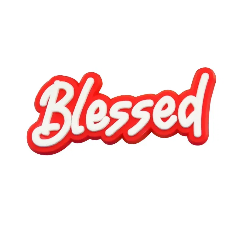 Color: black - 1pcs New Shoe Charm Religion PVC Clog Charms Crucifix Blessed Virgin Mary Clog Pin Clips Jeans Garden Sandal Shoe Decoration