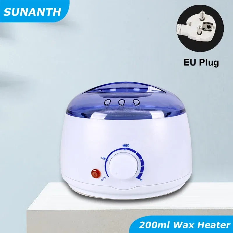 Color: Brown - 200ml Wax Heater Hard Wax Bean Heating Wax Machine Hair Removal Paraffin Heater Depilatory Epilator Wax-melt Pot For Wax Bean
