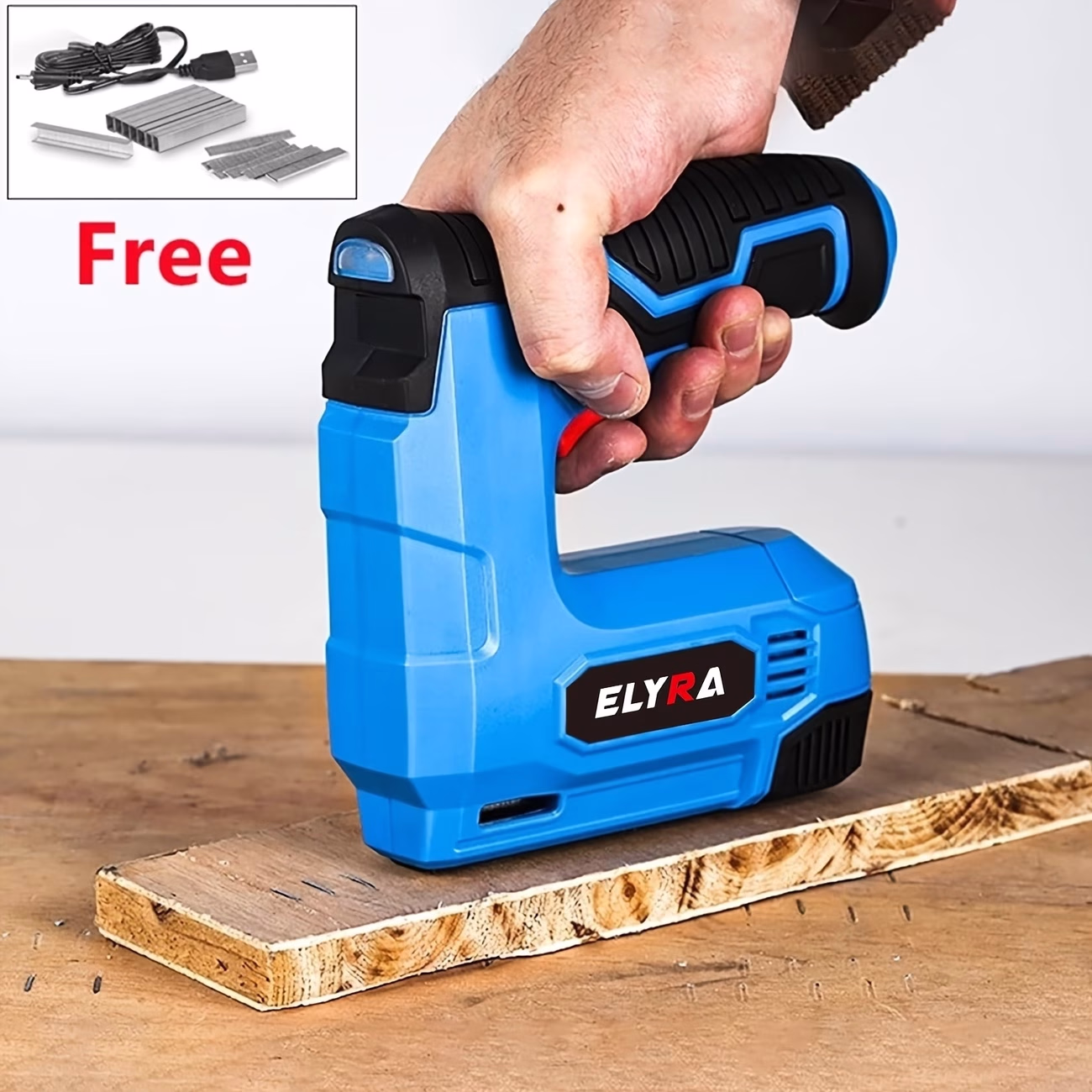 Heavy-Duty Stapler - 3-in-1 Staple Gun Set for Furniture, Carpets, and Craft Projects