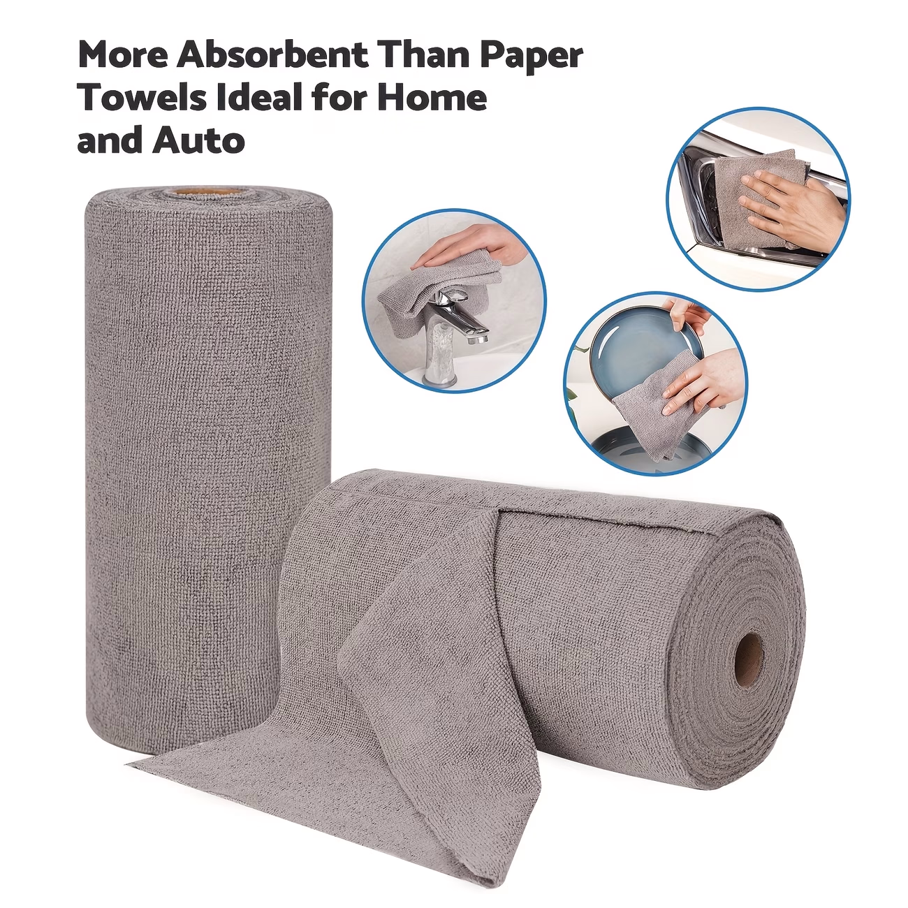 Microfiber Dishcloth – Multi-Functional Dishwashing Towel for Kitchen Cleaning