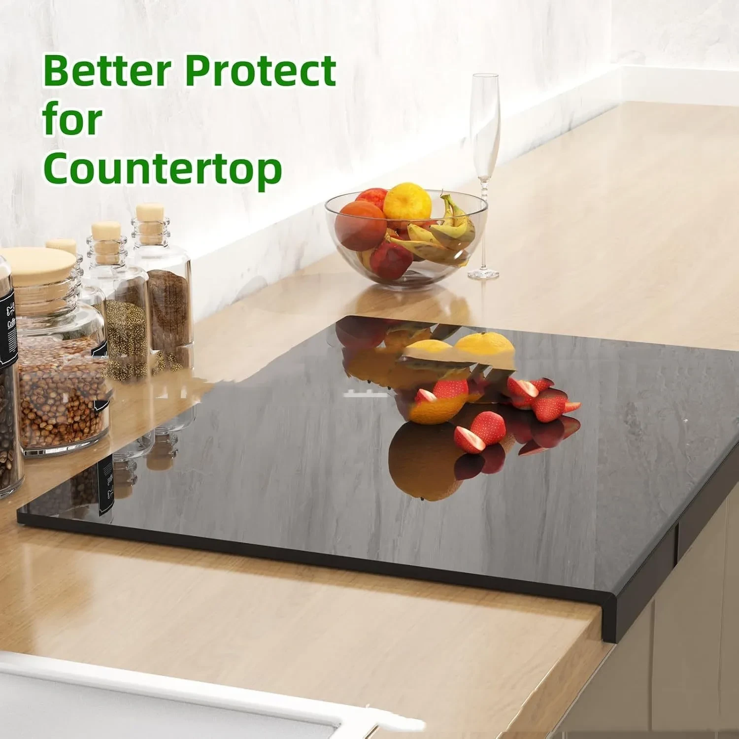 Black Chopping Board
