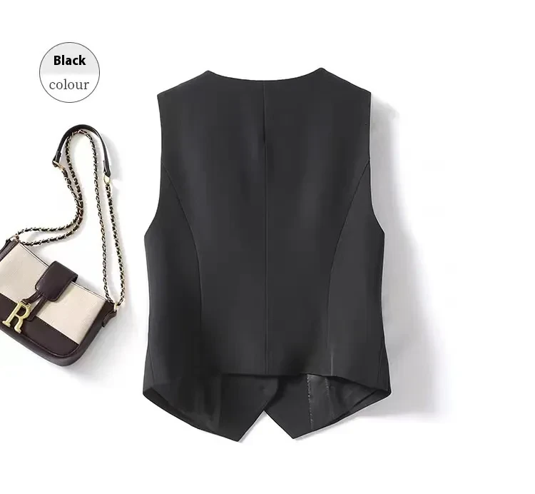 Womens Black Winter Vest