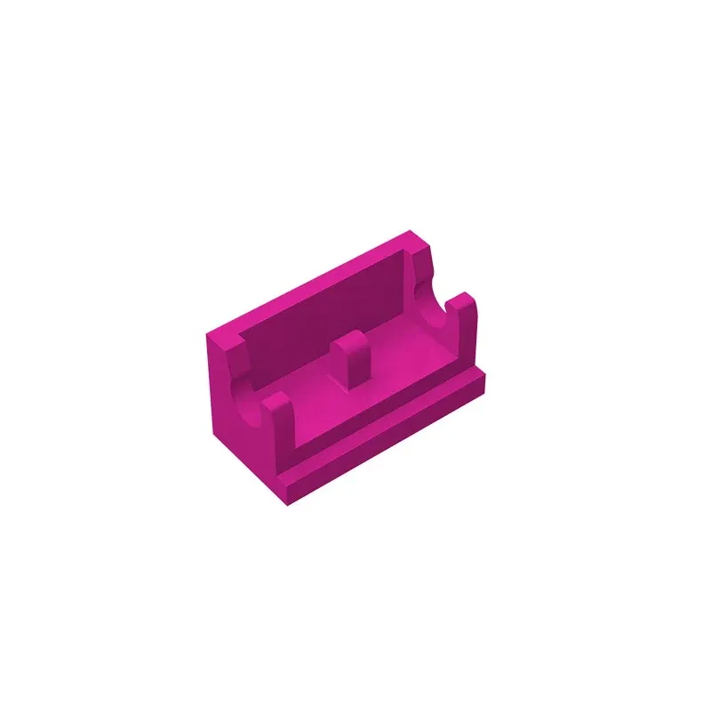 Color: plum - Gobricks 10PCs Building Blocks MOC Assembles Parts Compatible With 3937  DIY enlighten Block Bricks Educational Gift Toys 2022