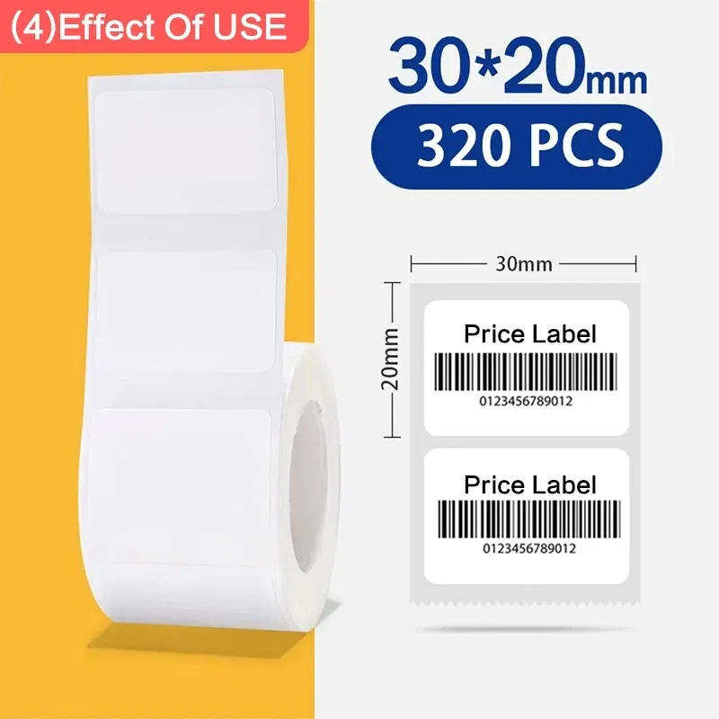 color: green - Niimbot Mini Printer Thermal Wire White/ Cable/Color/Round Sticker Self Adhesive Waterproof   Sticker For B1 B21 B203