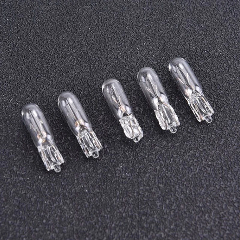 Emitting Color: Blue - 20X Halogen T5 W2W Bulb 12V 1.2W Car Instrument Light Dashboard Bulb Auto Interior Warnning Light White 6000K Car Lamp Accessory