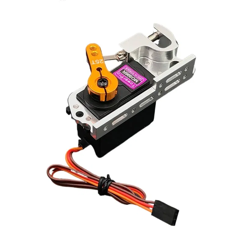 Color: Yellow - Servo Parabolic Switch Device Aerial Vehicle Throw Device Tarot Dispensers With Servo Arm For Remote Controller Cars Drone MG996