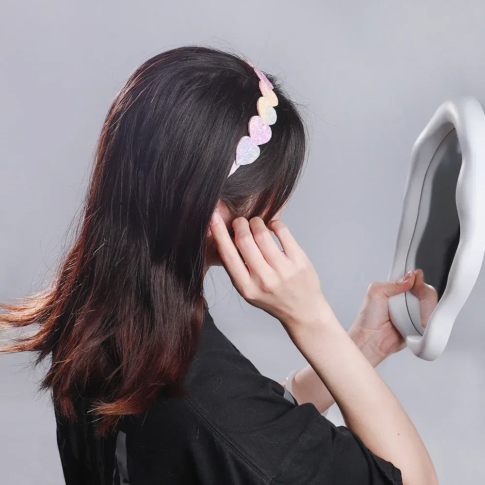 Color: plum - 1pcs Fashion Glitter Kids Hair Band Lovely Bow Stars for Headband Girls Cute Colors Hair Tiaras Hairbands Hair Accessories Gifts