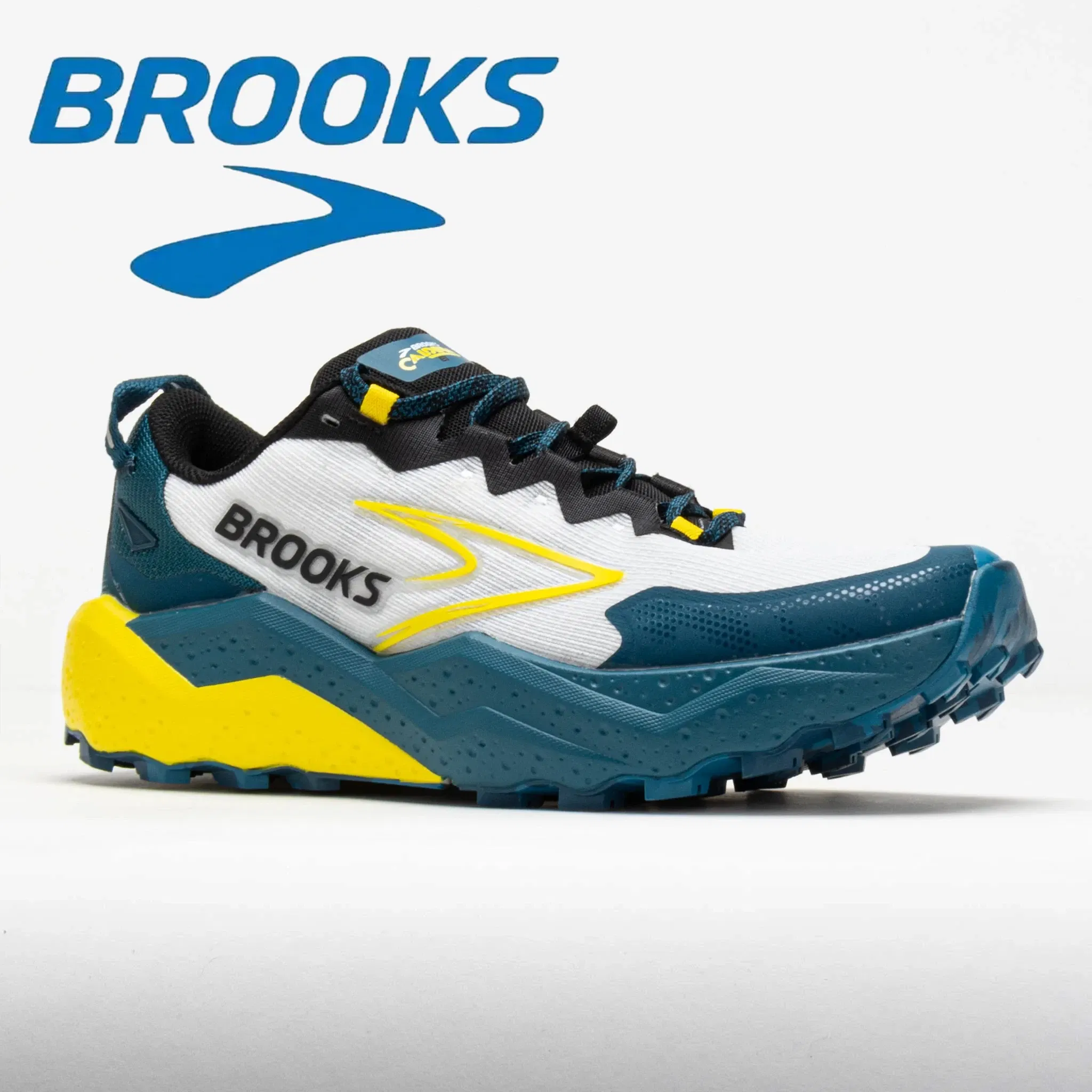Color: Beige, Shoe Size: 40.5 - Brooks Men?™s Casual Sneakers Caldera 8 Ultra Trail Running Shoes Breathable Cushioned Long-term Training Sports Jogging Shoes
