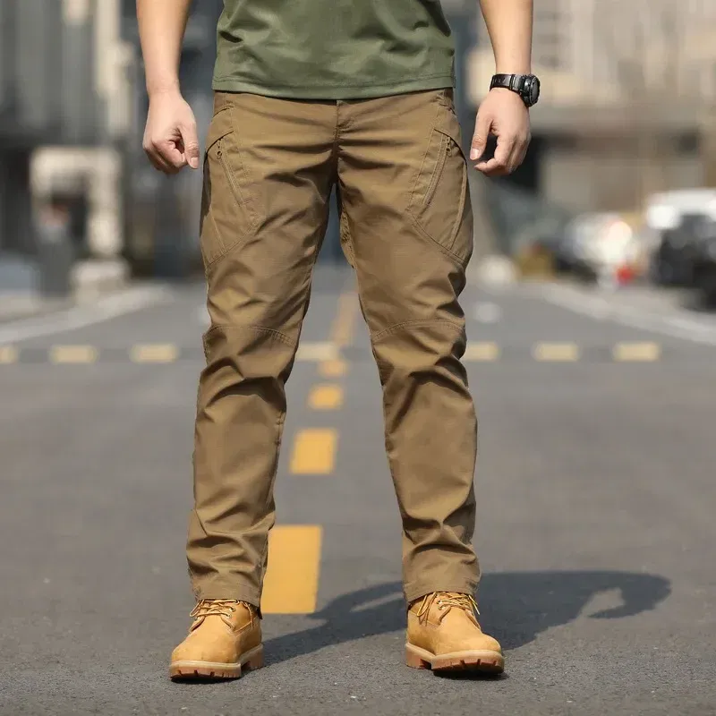 Color: Mint, Size: M - Archon X9 Tactical Pants Slim Fit Waterproof Camouflage Training Pants Spring Autumn Breathable Waterproof Overalls Loose Wear