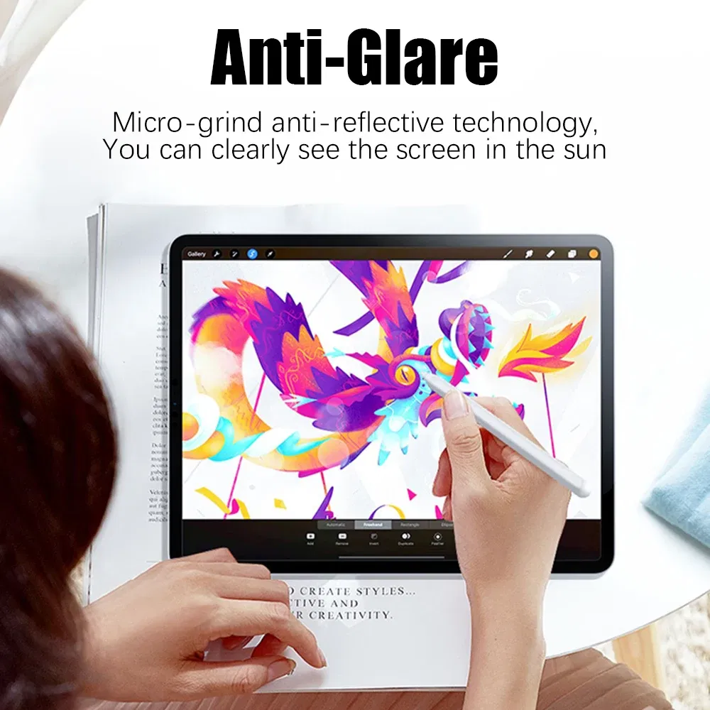 Color: Ivory - Like Paper Film Screen Protector For Ipad Pro 13 12.9 11 2024 10th Generation Air 4 5 9th 8th 7th 10.2 Mini 6 Matte Film Writer