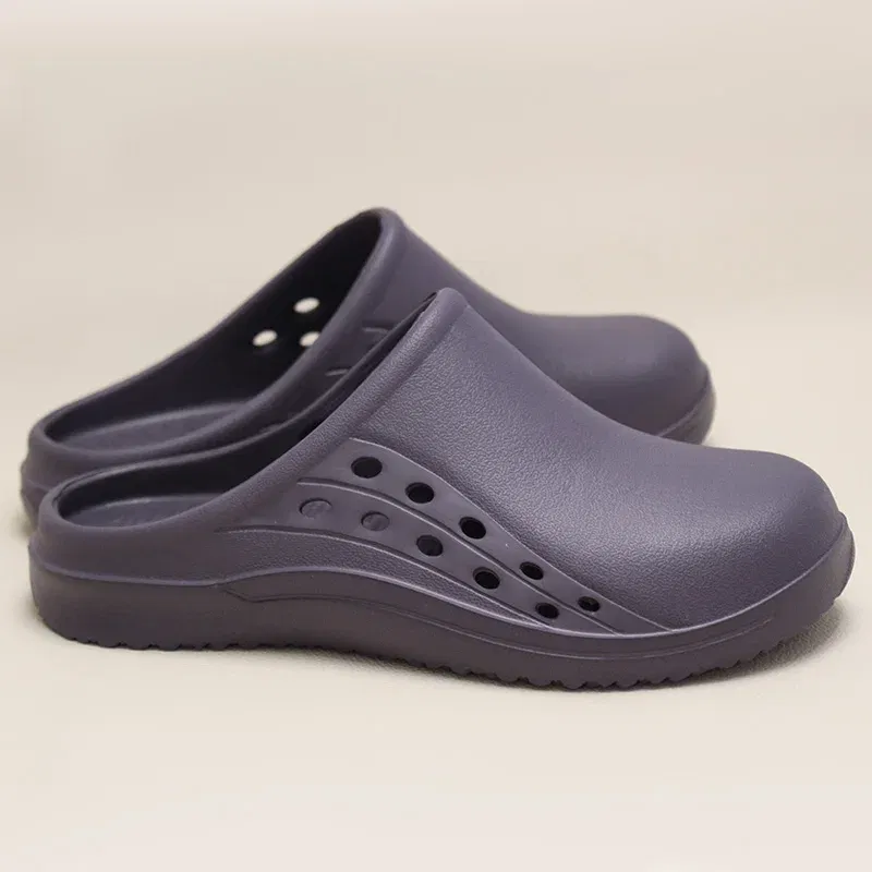 Color: green, Shoe Size: 34 - High Quality Scrub Shoes Non-slip Dentist Nursing Clogs Healthcare Service Work Slippers Soft Operating Room Protective Clogs