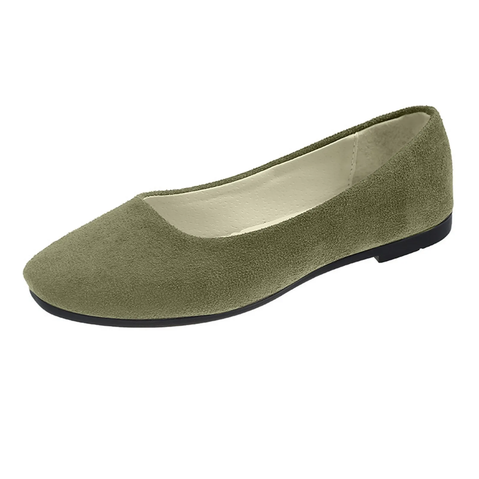 Shoe Size: 36, Color: black - Women Ladies Slip On Flat Shoes Sandals Casual Ballerina Shoes Size Women'S Solid Color Thin Sole Casual Shoes