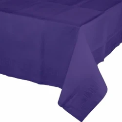 Purple Tablecover Tissue & Plastic Back